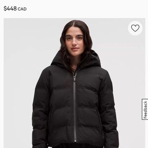 Lulu Slush Hour Black Jacket